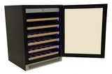 Omcan 45261 - Vinovero 23" Single Zone Wine Cooler with 51 Bottle Capacity and Stainless Steel Door