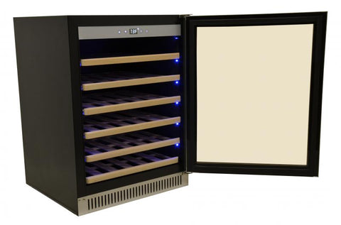Omcan 45261 - Vinovero 23" Single Zone Wine Cooler with 51 Bottle Capacity and Stainless Steel Door