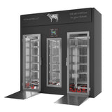 Omcan 45344 - Stagionello® Maturmeat® 400 kg Meat Curing Cabinet with ClimaTouch® &amp; Fumotic®