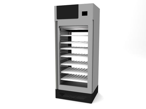 Omcan 45516 - Affinacheese® 330 lb. (150 kg.) Cheese Drying Cabinet  with ClimaTouch® and Fumotic®