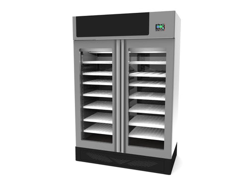 Omcan 45519 - Affinacheese® 440lb. (200kg.) Cheese Drying Cabinet  with ClimaTouch® and Fumotic®