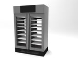 Omcan 45520 - Affinacheese® 220+220 lb. (100+100 kg.) Cheese Drying Cabinet  with ClimaTouch® and Fumotic®