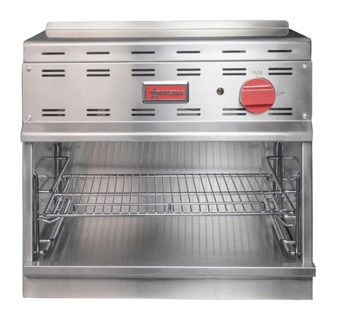 Omcan 46030 - 24" Natural Gas Infrared Cheese Melter
