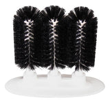 Omcan 46352 - Glass Washer 3 Brushes with Suction Grip Base