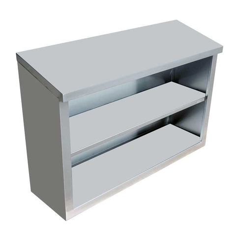 Omcan 46408 - 15″ x 36″ x 32.5″ Stainless Steel Open Wall Cabinet