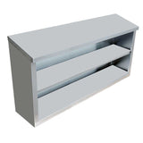 Omcan 46409 - 15″ x 48″ x 32.5″ Stainless Steel Open Wall Cabinet
