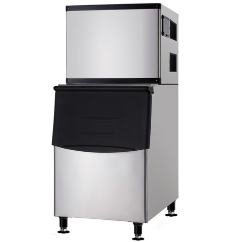 Omcan 46452 - 30″ Ice Maker Machine with 375 lb. Ice Bin – Ice Yield 500 lb. per Day