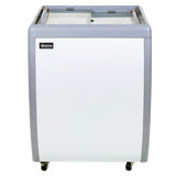 Omcan 46492 - 26" Ice Cream Display Chest Freezer with Flat Glass Top, 5.5 cu.ft. (156 L)