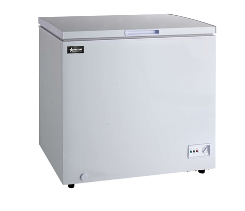 Omcan 46502 - 37" One (1) Door Chest Freezer with Solid Flat Top, 6.7 cu.ft. (190 L)