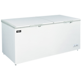 Omcan 46505 - 76" Two (2) Door Chest Freezer With Solid Flat Top 19.8 cu.ft. (560 L)