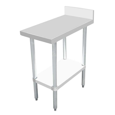 Omcan 46514 - 30″ x 15″ Equipment Filler Table with 4″ Backsplash