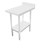 Omcan 46515 - 30″ x 18″ Equipment Filler Table with 4″ Backsplash