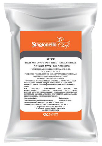 Omcan 47000 - Stagionello Curing Salts and Spice Blends for Long Fermentation Salami Speck 2 kg/bag