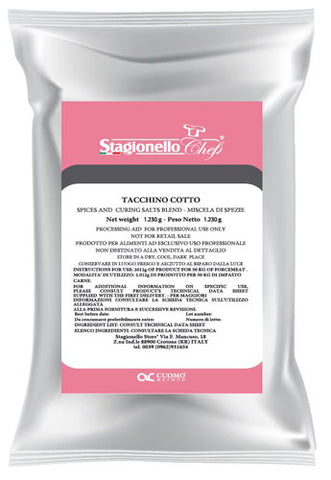 Omcan 47006 - Stagionello Curing Salts and Spice Blends for Cooked Turkey 1.23 kg / bag