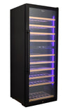 Omcan 47149 - Vinovero 28" Dual Zone Wine Cooler with 290 Bottle Capacity and Black Full Glass Door