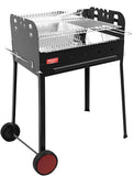 Omcan 47311 - Painted Steel Charcoal BBQ Grill Stainless Steel Brazier and Panel