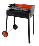 Omcan 47312 - Painted Steel Charcoal BBQ Grill with 2 Wheels
