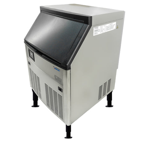 Omcan 47484 - 26″ Ice Maker Machine with 80 lb. Ice Bin – Ice Yield 210 lb. per Day
