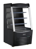 Omcan 47515 - 28″ Three (3) Shelf Grab-and-Go Open Refrigerated Self-Serve Display Case, 9.18 cu.ft. (260 L), Black