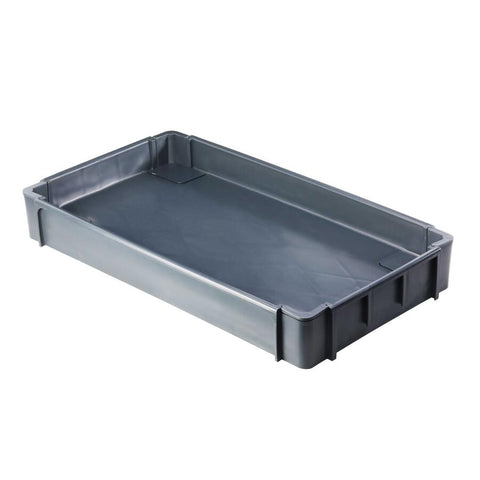 Omcan 47552 - Middle shelf for 47152 – Heavy-Duty Dark Gray Utility Cart