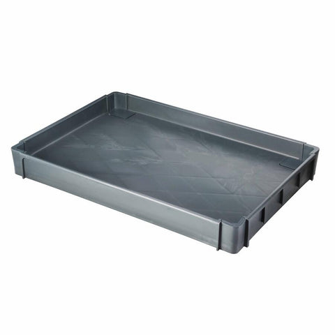 Omcan 47553 - Middle shelf for 47153 – Heavy-Duty Dark Gray Utility Cart