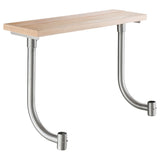 Omcan 47565 - 10″ x 30″ Wooden Adjustable Cutting Board for 30″ Long Equipment Stand