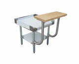 Omcan 47567 - 10″ x 48″ Wooden Adjustable Cutting Board for 48″ Long Equipment Stand