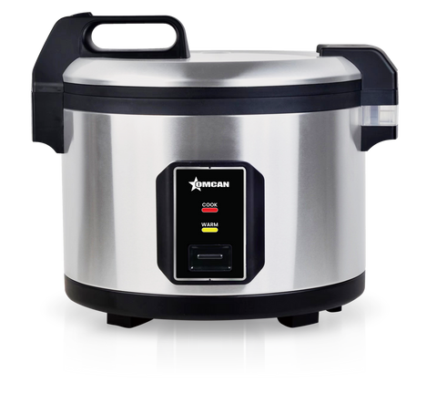 Omcan 47591 - Commercial 64 cup (13 Liter) Electric Rice Cooker – 1000 W, 120 V