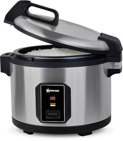 Omcan 47591 - Commercial 64 cup (13 Liter) Electric Rice Cooker – 1000 W, 120 V