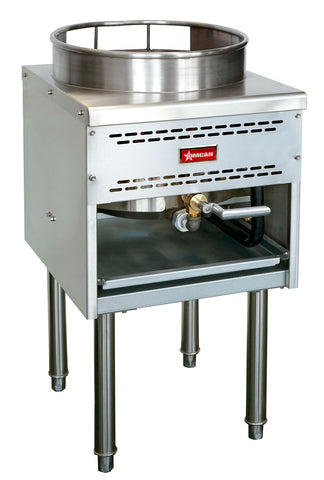 Omcan 47687 - Wok Range 16″ Ring 125,000 BTU – Liquid Propane