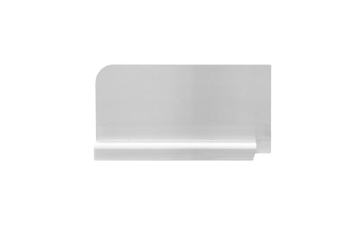 Omcan 47727 - Stainless Steel Splash Guard for 18″ x 18″ Pot Sinks – Left