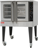 Omcan 47750 - 40″ Convection Oven Single Full Size 60,000 BTU – Natural Gas