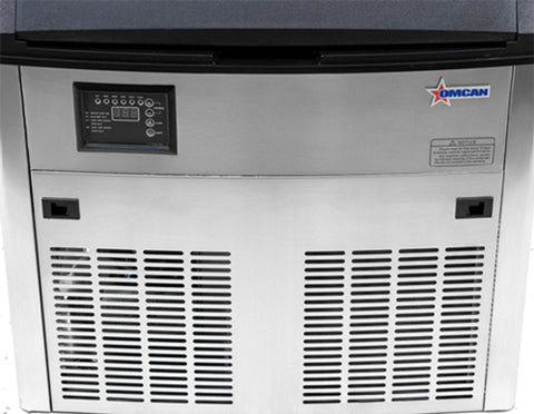 Omcan 47774 - 26″ Ice Maker Machine with 80 lb. Ice Bin – Ice Yield 280 lb. per Day