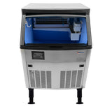 Omcan 47774 - 26″ Ice Maker Machine with 80 lb. Ice Bin – Ice Yield 280 lb. per Day