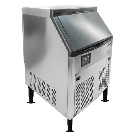 Omcan 47774 - 26″ Ice Maker Machine with 80 lb. Ice Bin – Ice Yield 280 lb. per Day