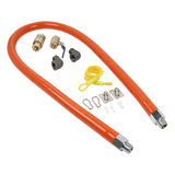Omcan 47871 - 3/4″ x 48″ Commercial Gas Hose Connector Kit, cETLus/UL