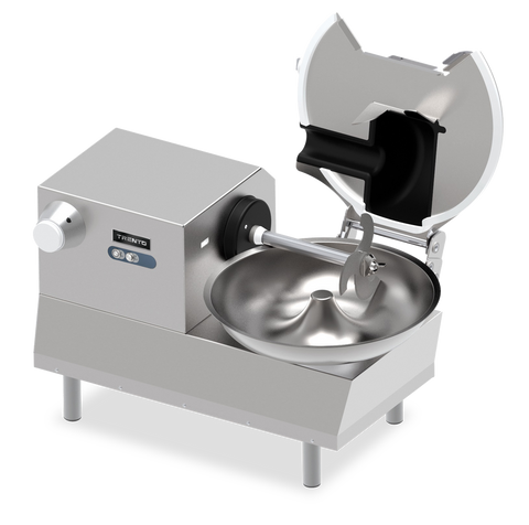 Omcan 47776 - Trento 16 qt (20 lb.) Commercial Electric Bowl Cutter – 2 HP (1400 W), 120 V