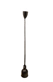 Omcan 47874 - Heat Lamp – Ceiling Mount – 30″-80″ Retractable Cord with Black Dome Shade
