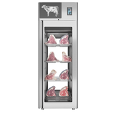 Omcan 48038 - Stagionello® Dry Age 3.0 700 Liter, 150 Kg Dry Aging Cabinet with Humidity Management, 2-Glass View – 220-240V, 1Ph, 548W