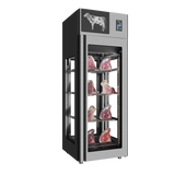 Omcan 48039 - Stagionello® Dry Age 3.0 700 Liter, 150 Kg Dry Aging Cabinet with Humidity Management, 4-Glass View – 220-240V, 1Ph, 548W