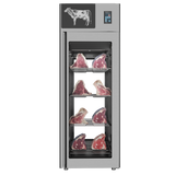 Omcan 48039 - Stagionello® Dry Age 3.0 700 Liter, 150 Kg Dry Aging Cabinet with Humidity Management, 4-Glass View – 220-240V, 1Ph, 548W