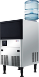 Omcan 48054 - 20″ Ice Maker Machine with Dual Water Input and 33 lb. Ice Bin – Ice Yield 80 lb. per Day