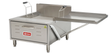 Omcan 48102 - Countertop Donut/ Funnel Cake Deep Fryer 40 lb. Oil Capacity 75,000 BTU – Natural gas