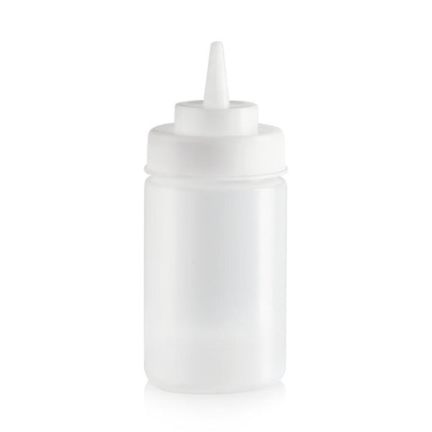 Omcan 48103 - 12 oz Condiment Squeeze Bottle, 6 pcs/Pack, BPA Free – Clear