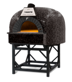 Omcan 48126 - Trento Valoriani Igloo 100 Gas and Wood Fired Pizza Oven, Black Mosaic – 85,300 BTU