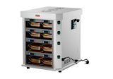 Omcan 48172 - 21” Vertical 4-Channel Countertop Food Warmer - 3400W (4.5 HP), 220V/60Hz/1Ph
