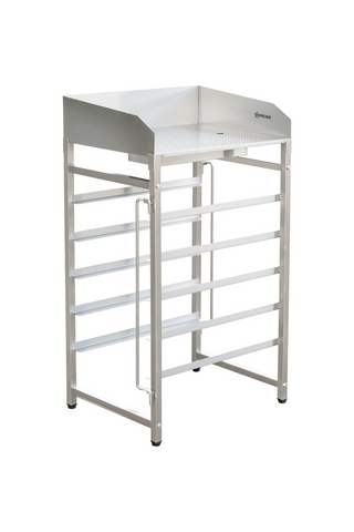 Omcan 48179 - 17.5″ x 24″ x 42″ Stainless Steel French Fry Dump Station
