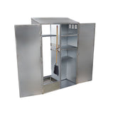 Omcan 48231 - Janitor Cabinet, 2 Doors with Left Mop Sink, Service Faucet and Hose
