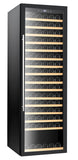 Omcan 48259 - Vinovero 27" Single Zone Wine Cooler with 192 Bottle Capacity and Black Full Glass Door