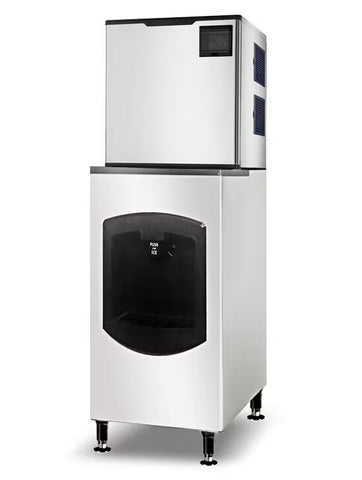Omcan 47485 - 22″ Ice Maker Machine with 275 lb. Ice bin – Ice Yield 350 lb. per Day